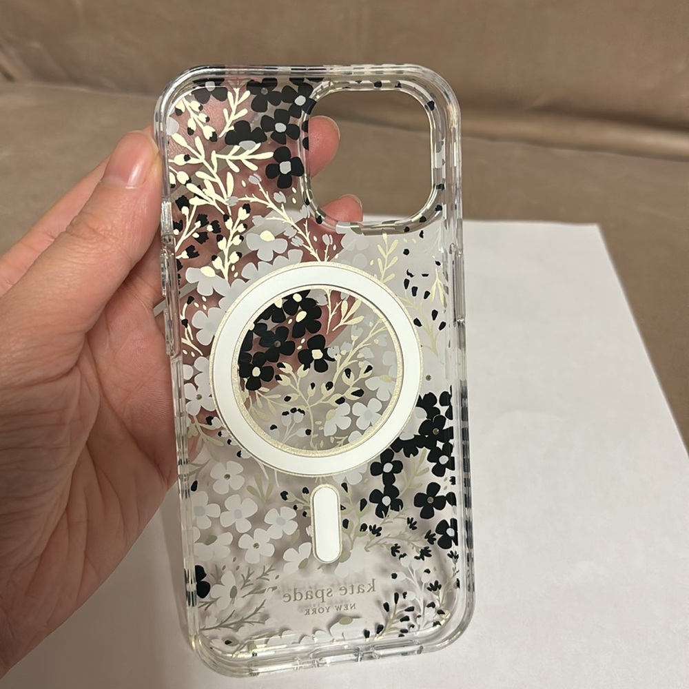 KateSpade Iphone 15/14/13 Phone case-Wireless charge and 5G compatible